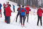 Ve Ski areálu Přimda se běžel lyžařský závod na 15 kilometrů klasickým způsobem.