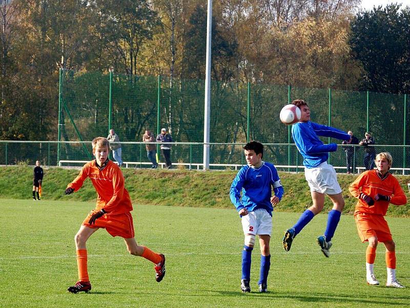 Fotbal – divize starších žáků: FK Tachov – Slavoj Praha Podolí 2:0 