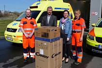 Stanice Zdravotnické záchranné služby dostala dar od firmy RSF Elektronik.