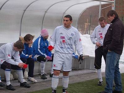 Divizní fotbalisté FK Tachov rozstříleli v přípravě účastníka přeboru FC Chrást .