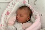 Anežka Hrachová z Nýrska se narodila v klatovské porodnici 29. září ve 13:45 s mírami 49 cm a 3260 g. Tatínek Karel byl u porodu a s maminkou Olgou se moc těšili na svoji holčičku.