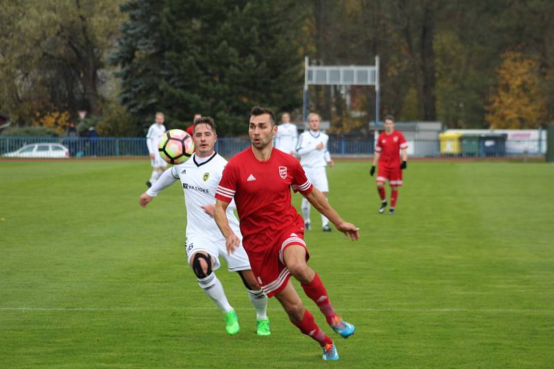 Snímky z utkání FK Tachov - Baník Stříbro.