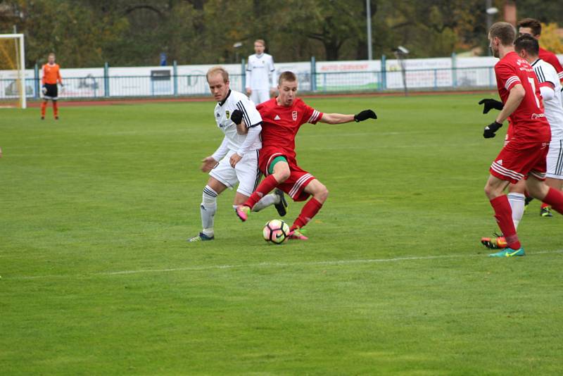 Snímky z utkání FK Tachov - Baník Stříbro.