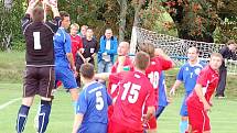 Fotbal: Ve druhém kole 1. A třídy se utkaly dva týmy z Tachovska, Chodský Újezd vyhrál 3:1.