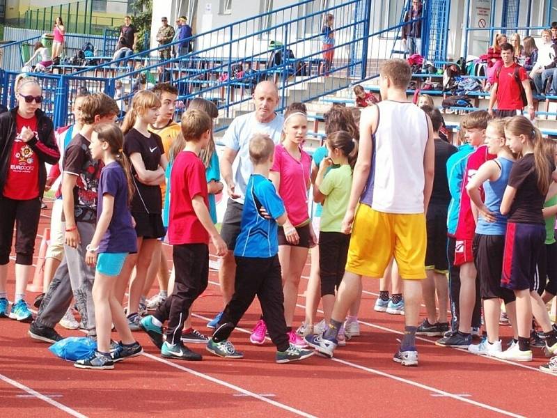 Krajské finále Odznaku všestrannosti olympijských vítězů.