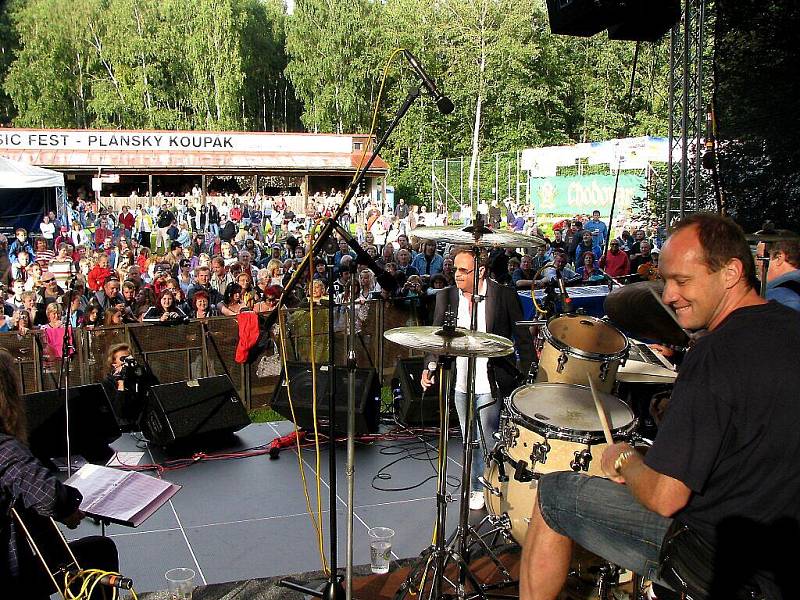 Open air hudební festival Plánský Koupák 2009.