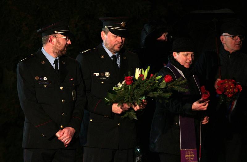 Lampionový průvod a pietní akt v Tachově u Mohyly.