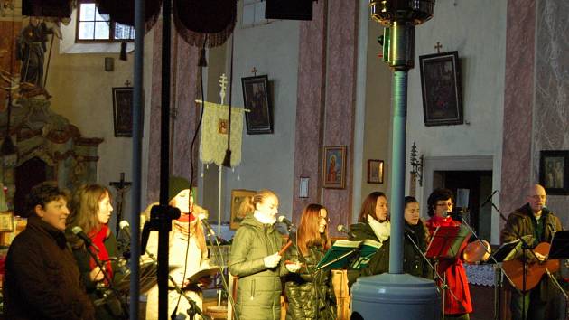 Tříkrálový koncert v kostele sv. Máří Magdalény v Tachově. 