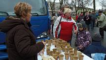 Novoročním punčem a ohňostrojem oslavili 1. ledna příchod nového roku ve Stříbře.