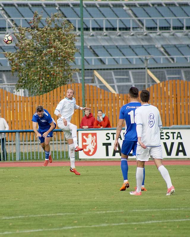 Fotbalisté FK Tachov porazili v domácím prostředí SK Aritma Praha.