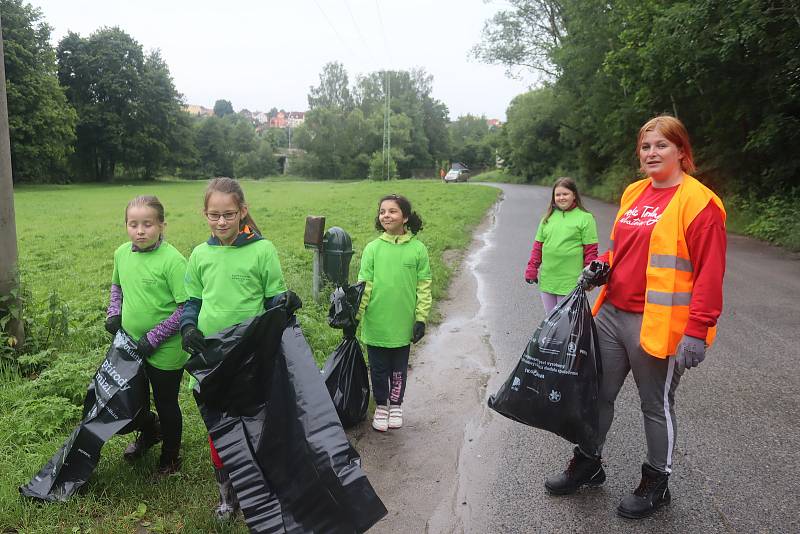 Ve Stříbře proběhla velká úklidová akce.