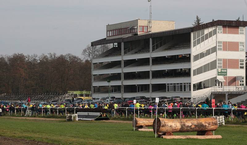 Dostihové závodiště Velké pardubické zdolali i běžci z Tachovska