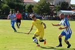 FK Staňkov (modrobílé dresy) - Baník Stříbro 0:7 (0:2)