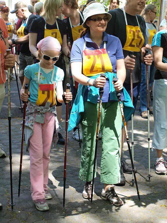 Nordic walking v Konstantinových Lázních přilákal desítky lidí