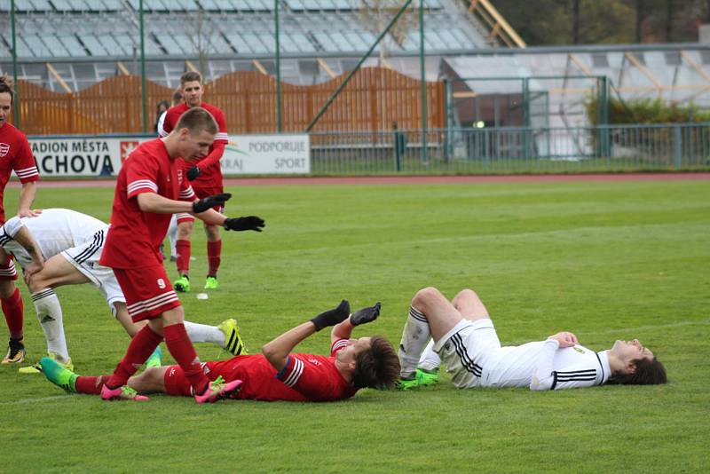 Snímky z utkání FK Tachov - Baník Stříbro.