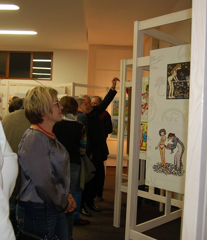 Zahájení výstavy Hanbaté eskapády a Hříšné opojení v Regionálním muzeu v Kladrubech
