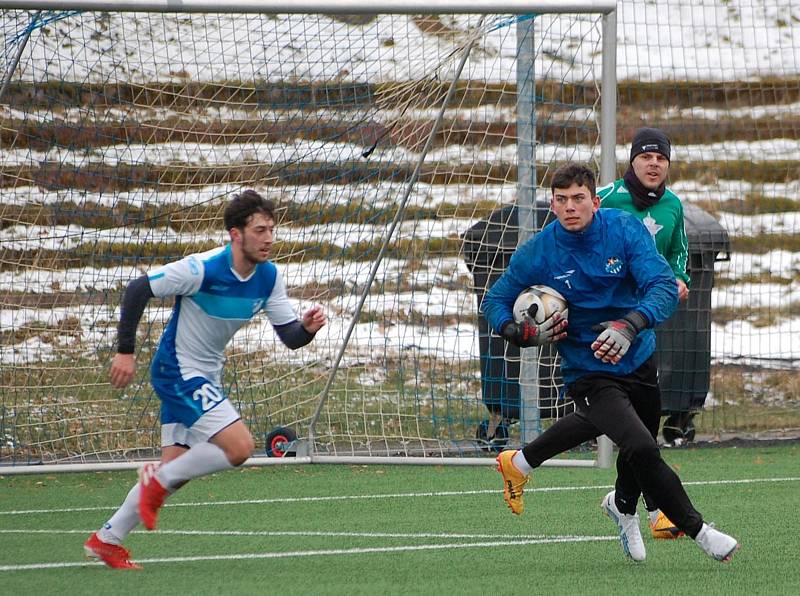 Zimní příprava: Hvězda Cheb - FK Tachov (zelení) 3:4.