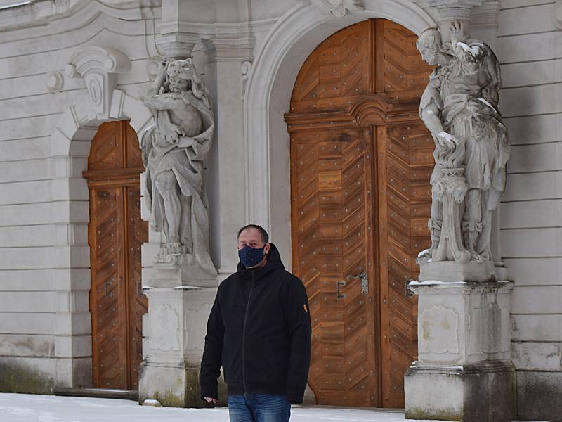 Milan Zoubek je kastelánem v Kladrubech už 21 let.