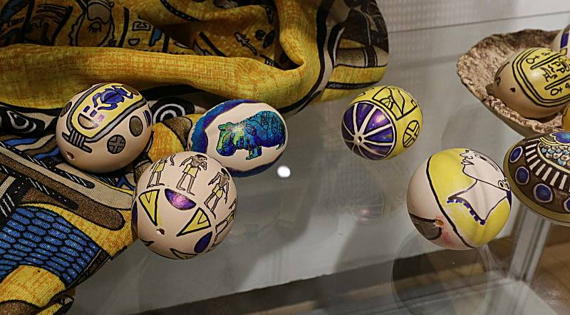 Nyní jsou kolekce k vidění v Muzeu Českého lesa v Tachově a výstava nese příznačný název – Moje vejce malované.