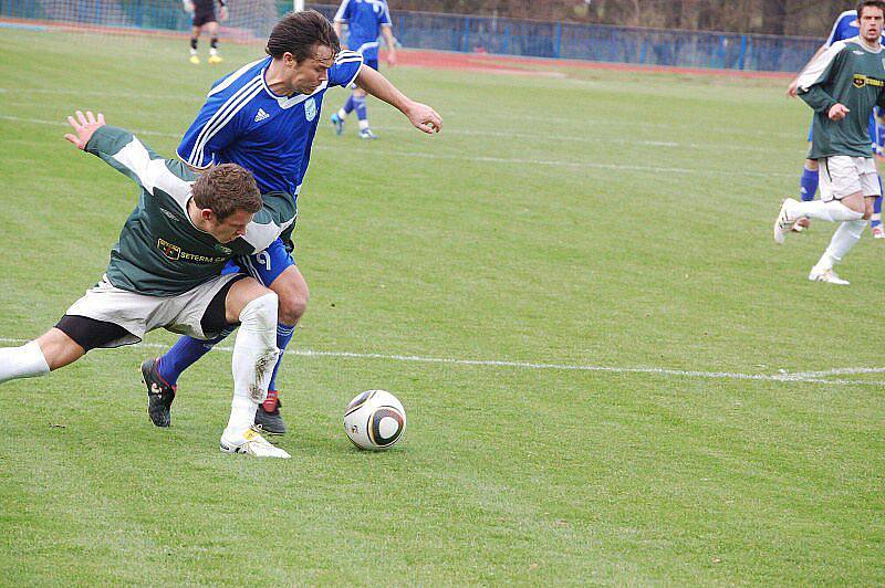 Divize: Domácí tým nevstřelil na jaře ještě branku a v sobotu prohrál s Malše Roudné 0:1 