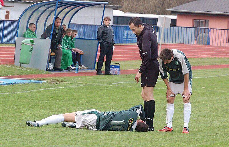 Divize: Domácí tým nevstřelil na jaře ještě branku a v sobotu prohrál s Malše Roudné 0:1 