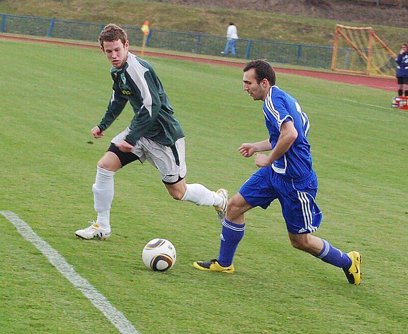 Divize: Domácí tým nevstřelil na jaře ještě branku a v sobotu prohrál s Malše Roudné 0:1 