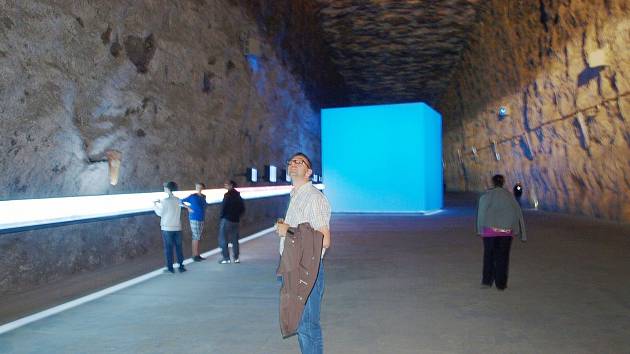 Vytěžené solné komory v důlním muzeu v Heilbronnu působí na návštěvníky impozantně.