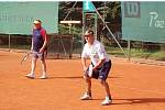 Tenisové kurty Slavoje Tachov u koupaliště byly dějištěm tenisového turnaje Diana Cup 