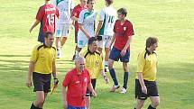 Fotbal–1.A třída: V souboji nováčků soutěže Dlouhý Újezd deklasoval Přimdu 3:6. 