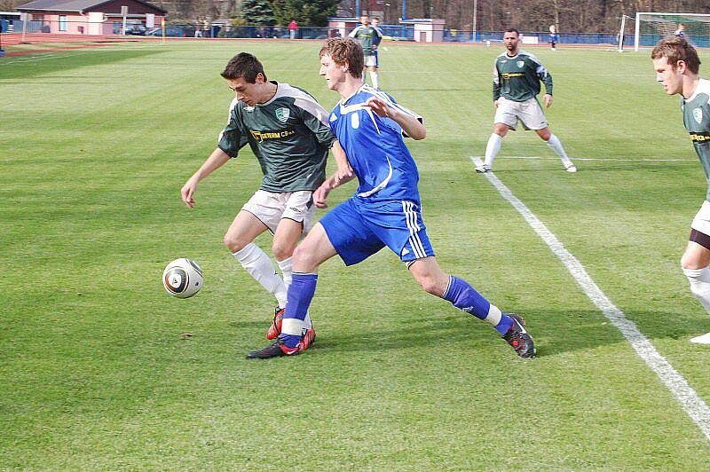 Divize: Domácí tým nevstřelil na jaře ještě branku a v sobotu prohrál s Malše Roudné 0:1 