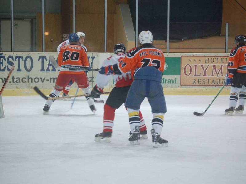 Mužstvo HC Tachov prohrálo s týmem HC Pubec Plzeň 3:6