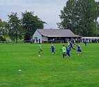 Z utkání mladších žáků mezi společným týmem Plané a Chodského Újezda proti Tachovu