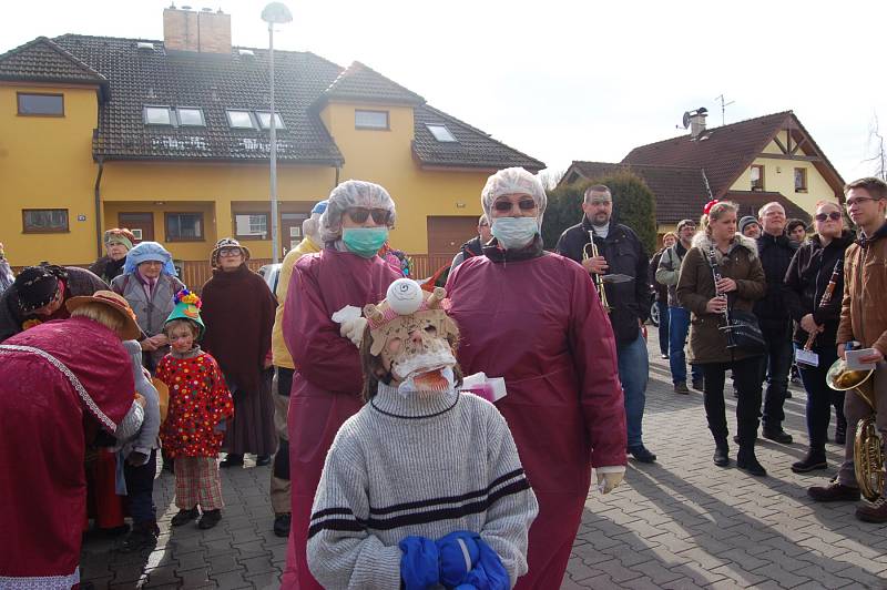 Masopustní průvod v Plané