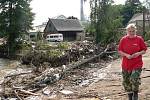 Záchranná stanice ve Studánce se vrátila z míst poničených povodní.