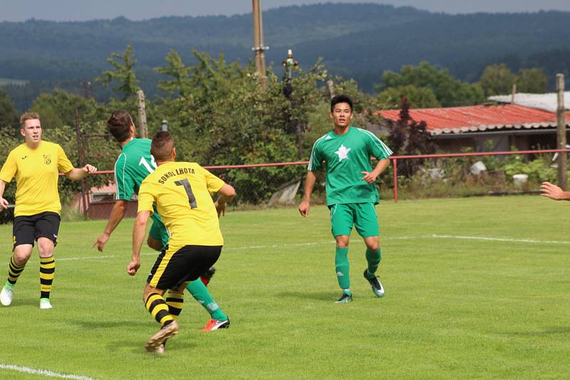 Novou sezonu krajského přeboru zahájil Rozvadov domácím utkáním proti Sokolu Lhota, které skončilo 1:1 a na penalty vyhrála Lhota.