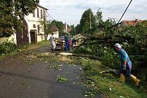 Vichřice řádila na Tachovsku.