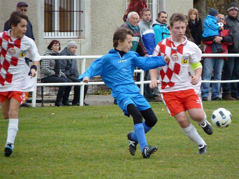 Starší a mladší žáci FK Tachov hráli na Smíchově, odkud přivezli tři body