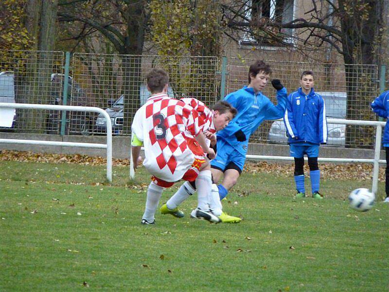 Starší a mladší žáci FK Tachov hráli na Smíchově, odkud přivezli tři body