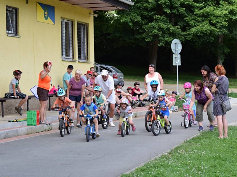 První závody na inline dráze v Kladrubech.