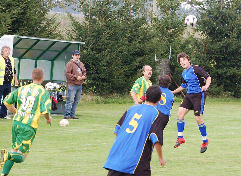 Fotbalové utkkání Tachov - Damnov 2:2