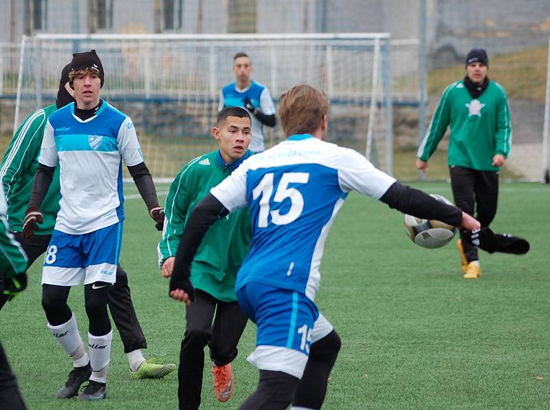 Zimní příprava: Hvězda Cheb - FK Tachov (zelení) 3:4.