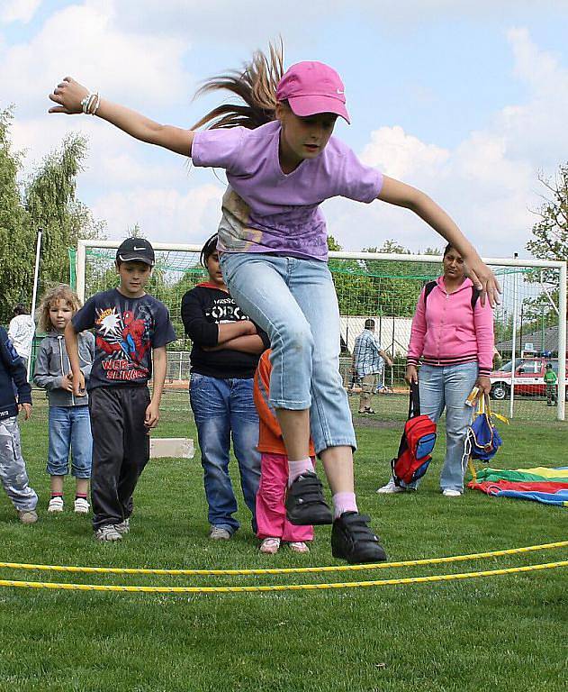 Děti se radovaly při soutěžích