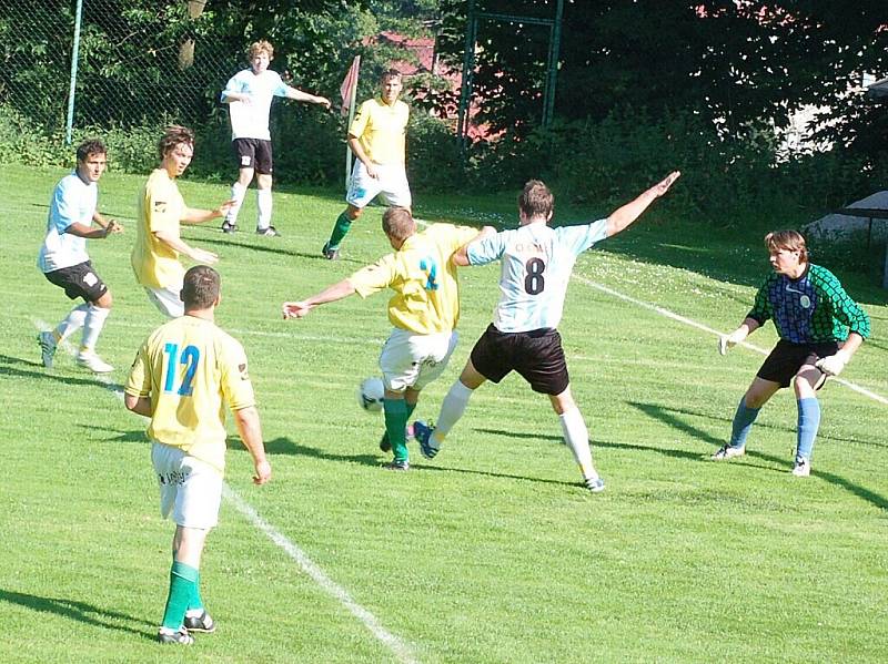 Fotbal-1. A třída: T. Přimda-FK Žákava 1:0 