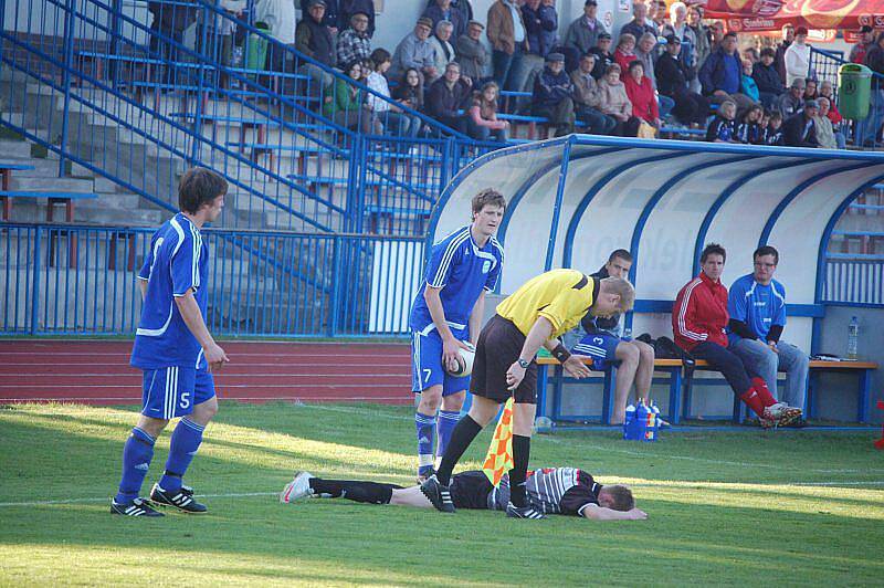 Fotbal–divize: FK Tachov–J. Třeboň 3:3