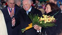 Prezident ČR Václav Klaus v Tachově.