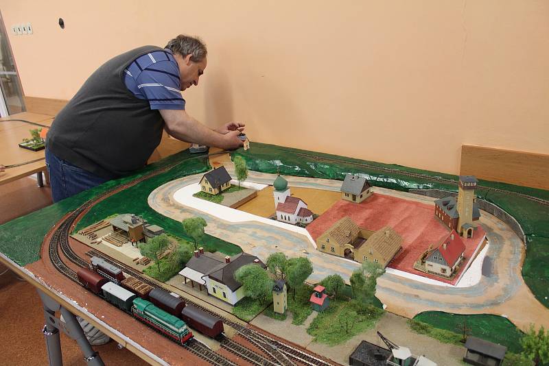 Výstava železničních modelů v Tachově.