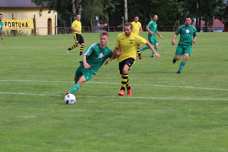 Novou sezonu krajského přeboru zahájil Rozvadov domácím utkáním proti Sokolu Lhota, které skončilo 1:1 a na penalty vyhrála Lhota.