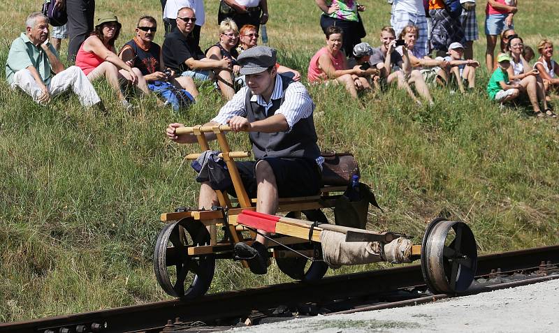 V Zubrnicích v areálu muzeální železnice proběhl v sobotu den drezín.