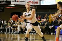 Nová posila ústeckých basketbalistů Tucker Haymond v dresu Western Michigan University.