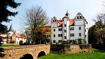 Překrásný zámek, původně vodní hrad, se nachází nedaleko saského města Colditz. 